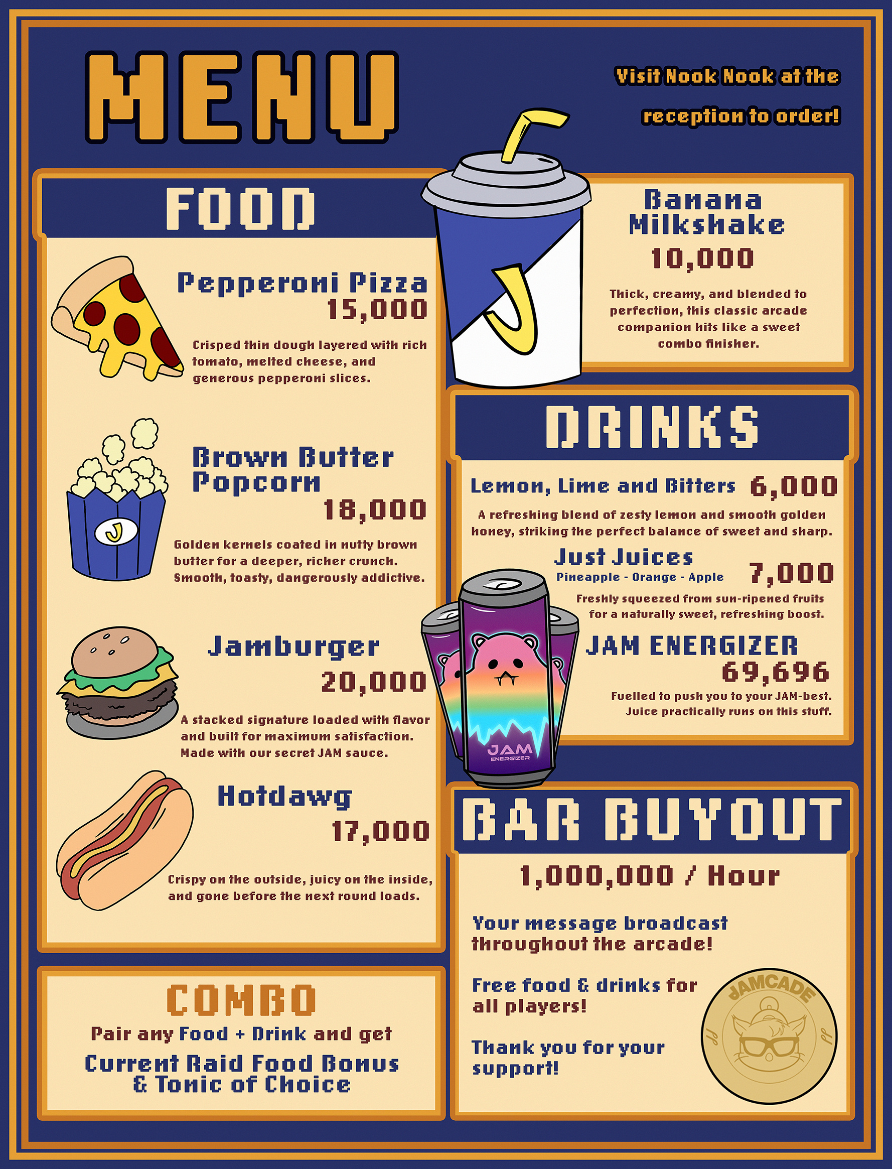 Food Menu Infographic